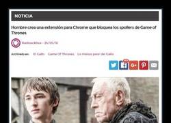 Enlace a POR FIN, la solución perfecta para no tragarnos ni un spoiler más