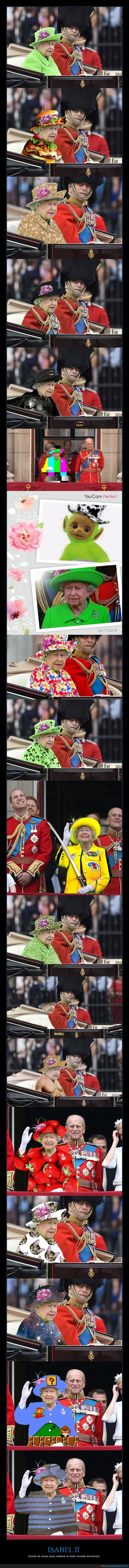 Isabel II de Inglaterra,Vestido,El horror en un solo color,Verde,Sin incidentes