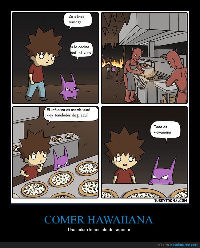 pizza,tortura,infierno,hawaii