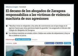 Enlace a Decano de abogados de Zaragoza responsabiliza a las víctimas de violencia machista de sus agresiones