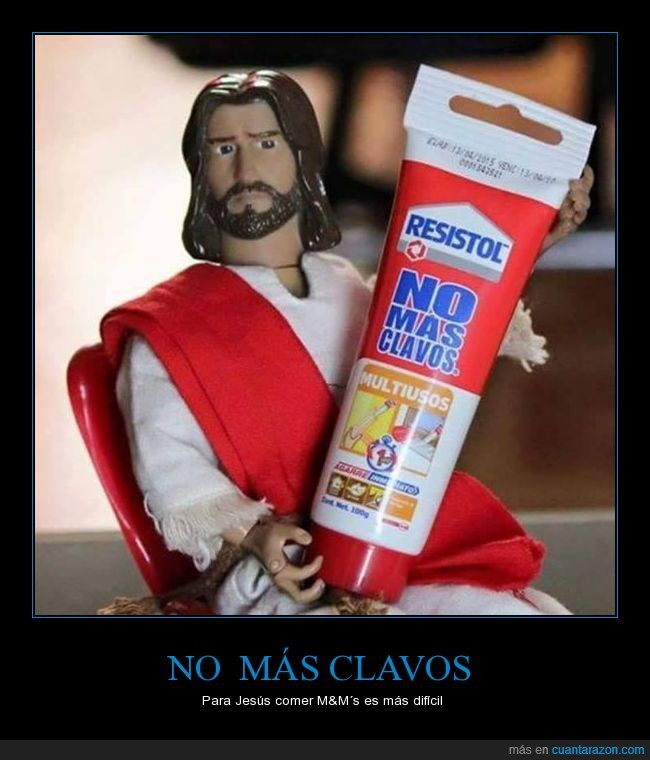 no más clavos,jesús,multiusos