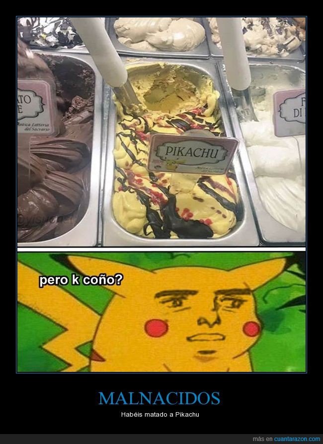 pikachu,helado
