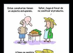 Enlace a La que puedes liar por banalizar con una simple zanahoria