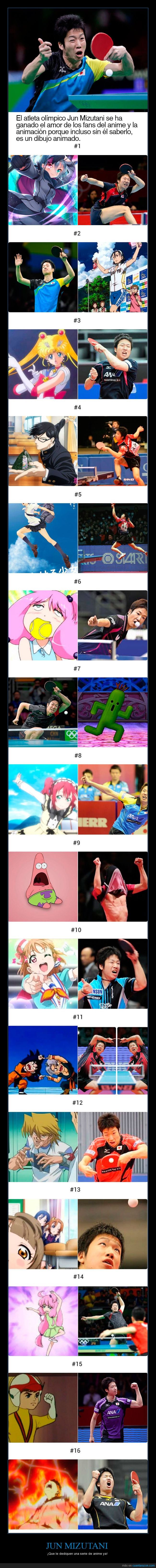 animacion,anime,cactilio,Jun mizutani,olimpiadas,olimpico,patricio,ping pong,salto