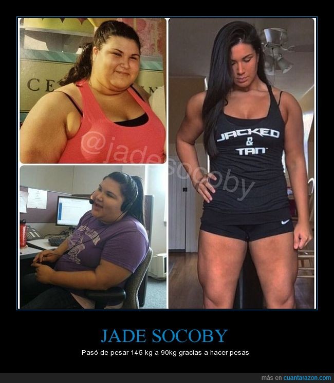 fitness,fuerzas,Jade Socoby,perder,pesas,peso