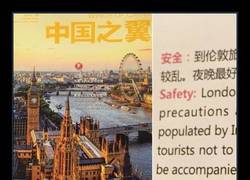Enlace a Air China da un aviso MUY RACISTA a todos sus pasajeros que viajan a Londres