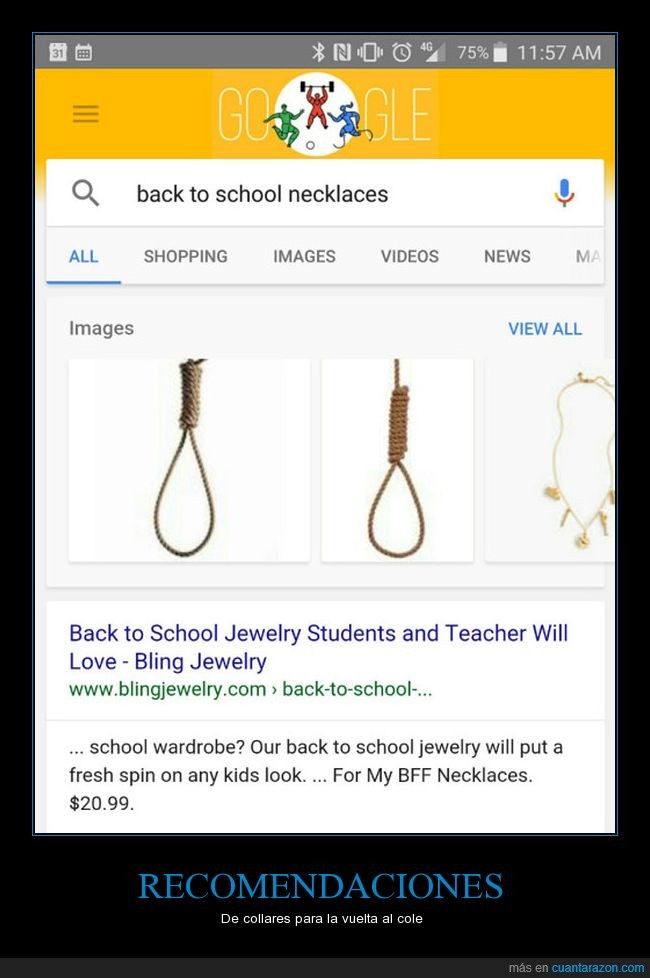 google,collar,necklace,vuelta al cole