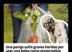 Enlace a Pareja de vírgenes sufre graves heridas por usar un preservativo 