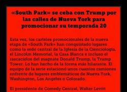 Enlace a «South Park» se ceba con Trump por las calles de Nueva York para promocionar su temporada 20