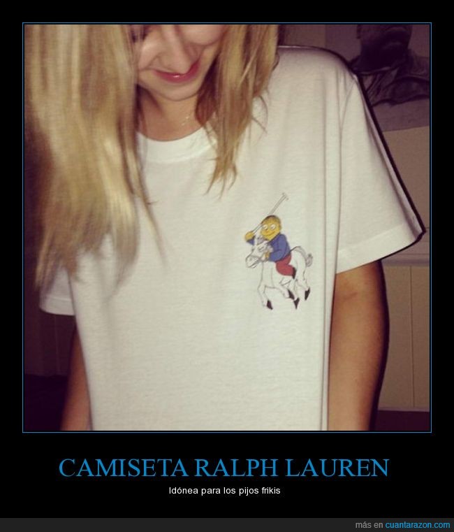 camiseta ralph lauren simpson