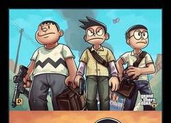 Enlace a Las ilustraciones más épicas de Doraemon al estilo GTA