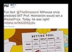 Enlace a Los Simpson y más concretamente Milhouse vuelven a adivinar el futuro