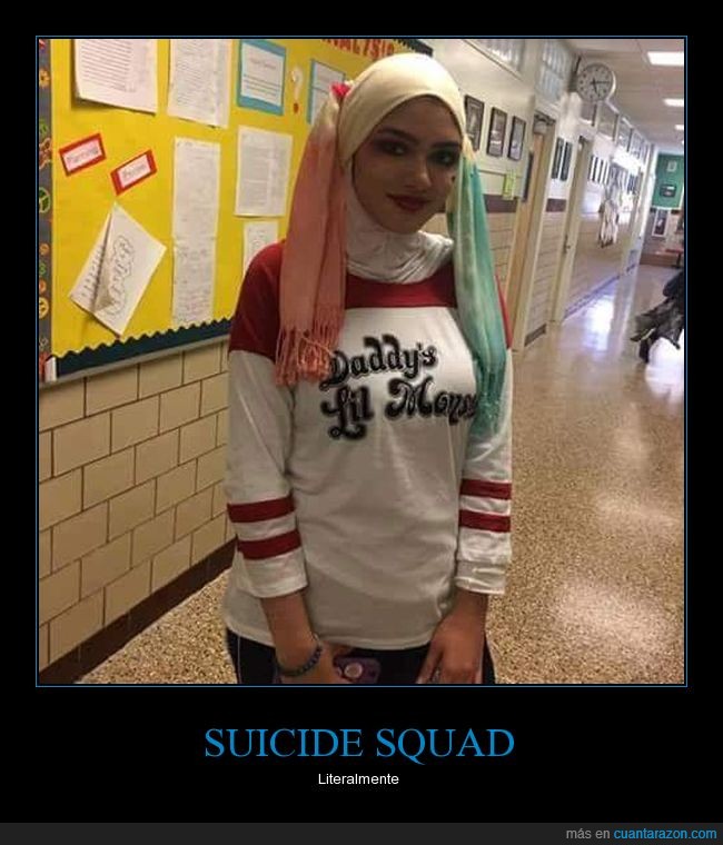 árabe,escuadrón suicida,harley quinn