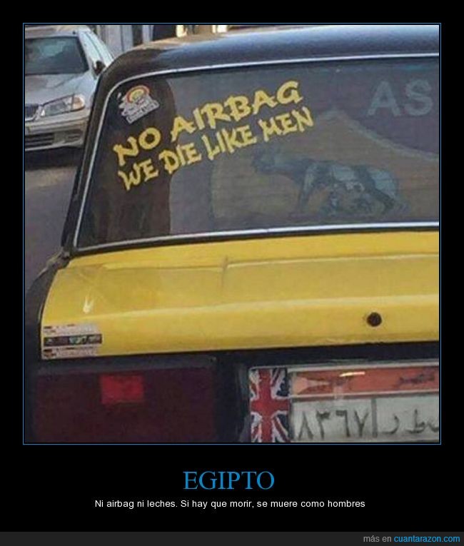 airbag,egipto,letrero,muerte,nota,taxi