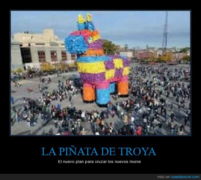 México,piñata,Troya,Estados Unidos