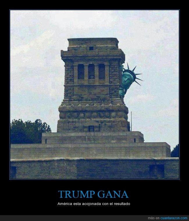 Trump,estatua libertad,elecciones