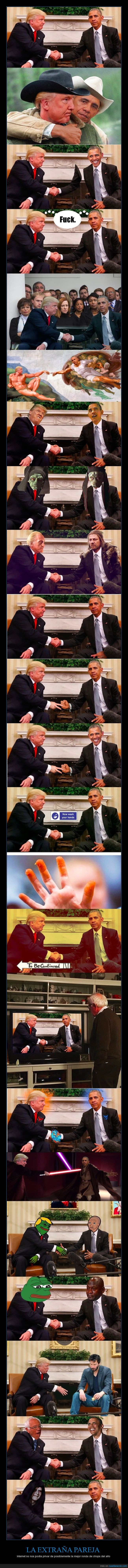 obama,trump,chops,saludo,manos,photoshop
