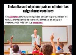 Enlace a Finlandia instaura un revolucionario sistema educativo que elimina todas las asignaturas