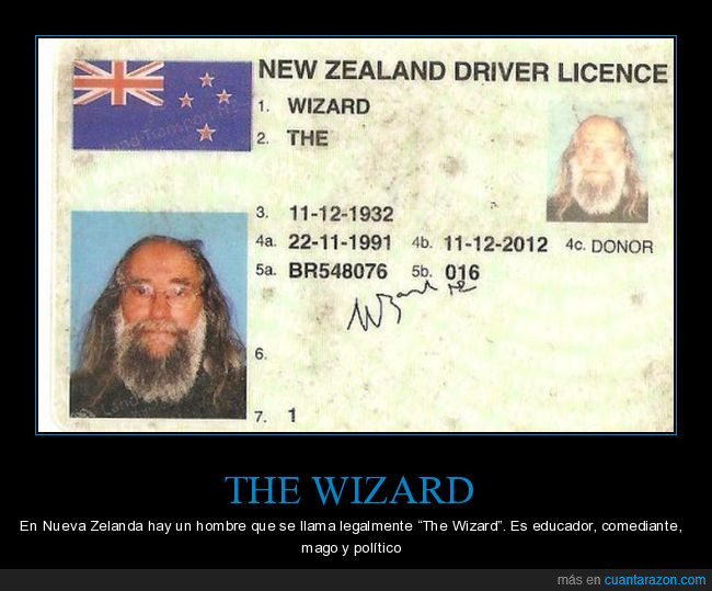 The Wizard,maestro,Nueva Zelanda