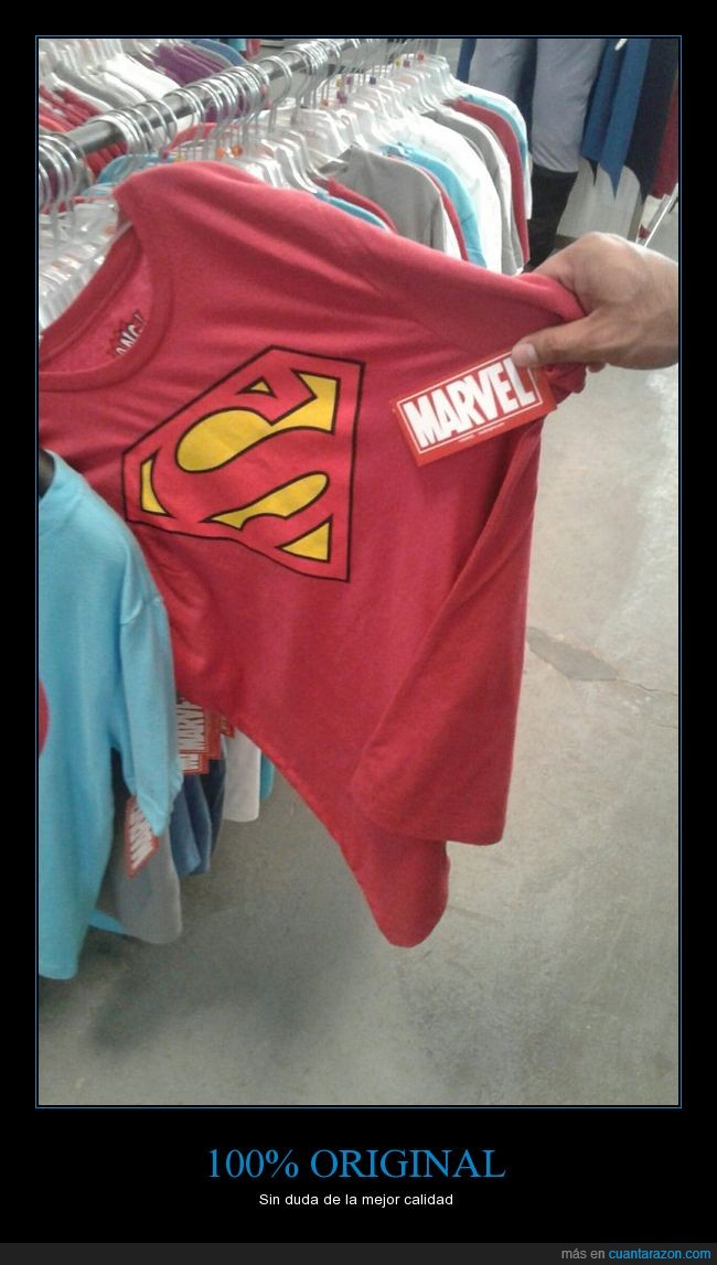camisa,igual mola,superman,marvel,dc,fail,humor,jaja