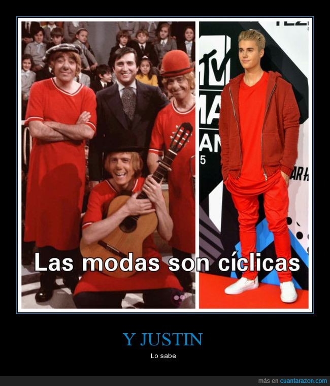 Justin Bieber,Payasos de la tv,rojo,color,moda