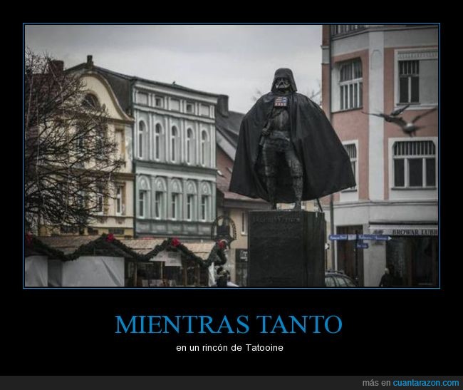 Darth Vader,Star Wars,monumento,estatua,Tatooine