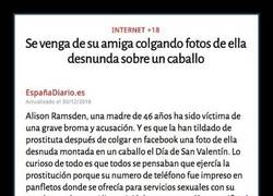 Enlace a Cuelga estas fotos de su amiga desnuda sobre un caballo por una tontería