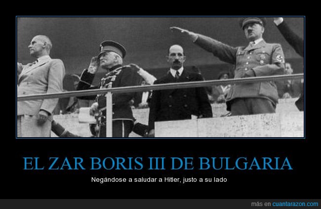 Zar,saludo,hitler,historia,Bulgaria