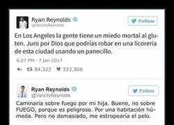 Enlace a 10 tweets que demuestran que Ryan Reynolds se ha pasado Twitter en modo PRO