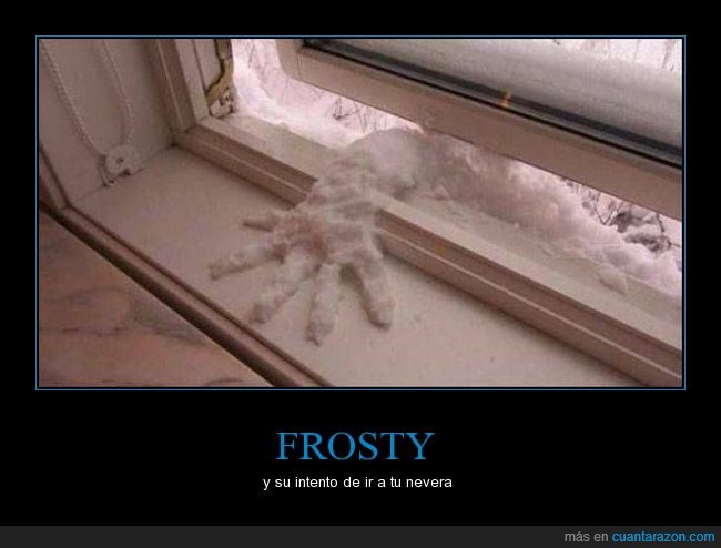 frosty,familia,humor,nieve