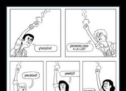 Enlace a Oh nuestro aclamado superhéroe