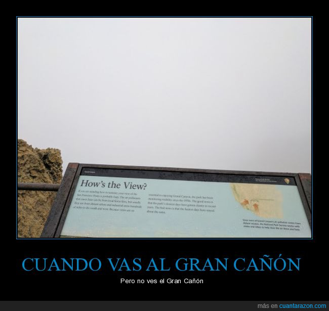 gran cañón,vistas,niebla