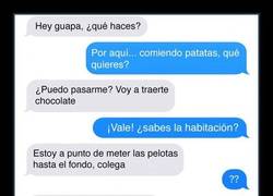 Enlace a Cuando estás a punto de llevártela a la cama pero te equivocas de chat