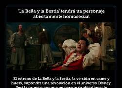 Enlace a 'La Bella y la Bestia' tendrá un personaje abiertamente homosexual