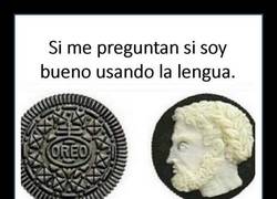 Enlace a Esculpiendo obras de arte en las oreo