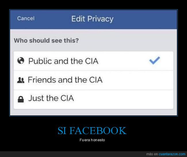 CIA,facebook,privacidad