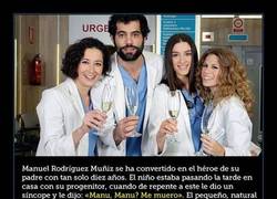 Enlace a Un niño asturiano salva la vida de su padre gracias a una serie de televisión española