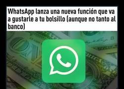 Enlace a WhatsApp lanza una nueva función que va a gustarle a tu bolsillo (aunque no tanto al banco)