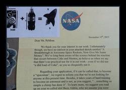 Enlace a La grandiosa respuesta de la NASA a una propuesta para lanzar cohetes con mentos y CocaCola