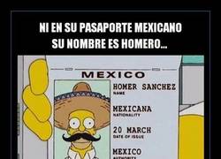 Enlace a Un detalle en esta imagen verifica que Homer debe ser llamado Homer y no Homero en español