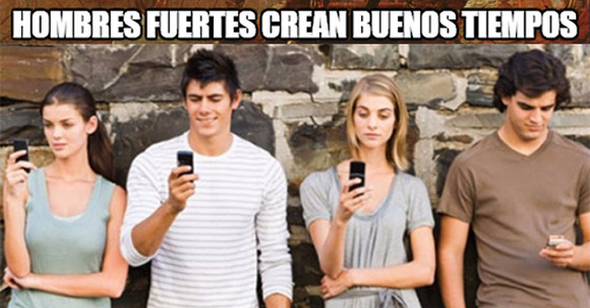 Los Tiempos Dificiles Hacen Hombres Fuertes Cuánta razón! / El cartel que habrás visto por todas partes necesita cerrar  el ciclo de este modo