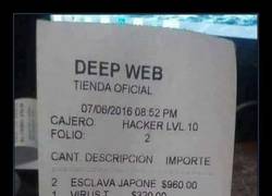 Enlace a Este ticket de la Deep Web contiene todos los productos más ilegales que te puedes tirar a la cara