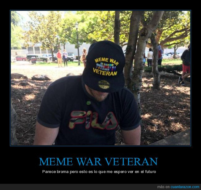 meme,war,veteran,gorra,hombre,fila,guerra,veternao