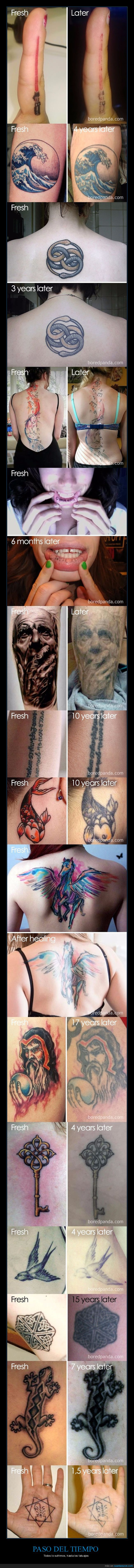 tatuajes,borrarse,paso del tiempo
