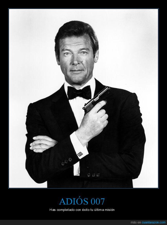 Roger Moore,muerte,hoy,007,James Bond