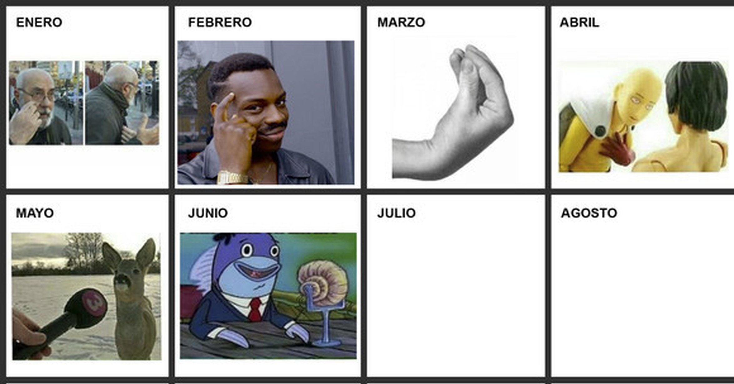 ¡Cuánta razón! / Actualizando el calendario de memes