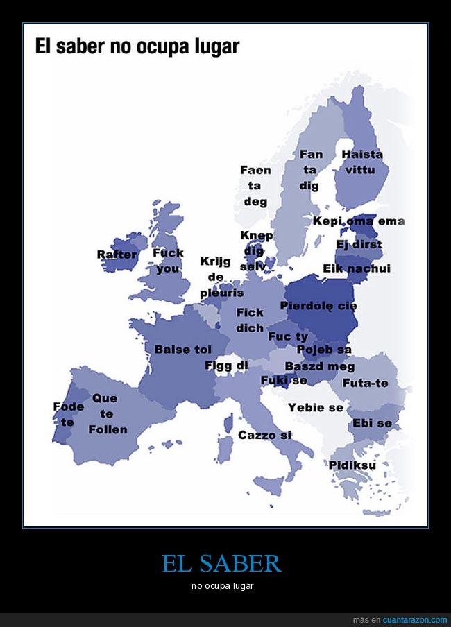 insultos,europa,idiomas