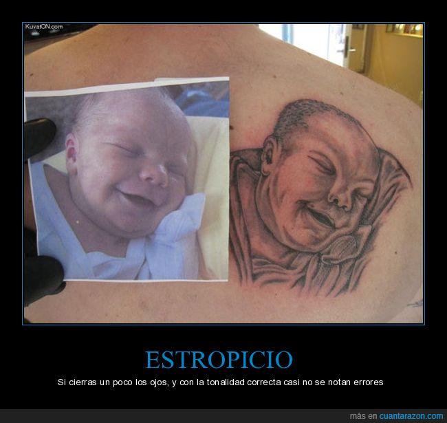 tatuaje,piel,para siempre,fail,error,bebé,espalda