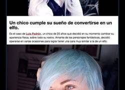 Enlace a Se opera la cara entera para parecerse a un elfo y la transformación es increíblemente bizarra
