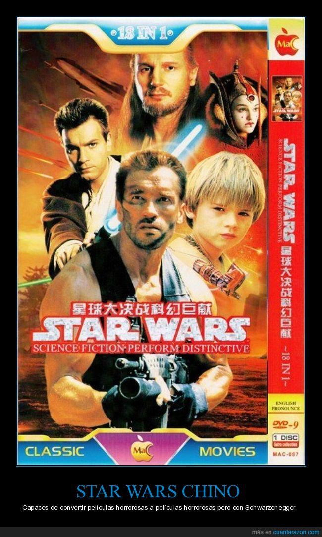Schwarzenegger,Star Wars,portada,chino